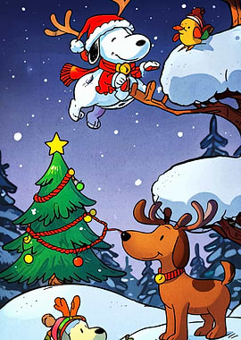Snoopy and Friends Christmas Cartoon