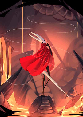 Hornet from Hollow Knight fanart