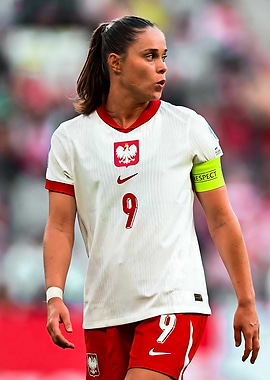 Polish Female Soccer Player Portrait