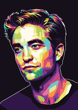 Robert Pattinson Pop Art Portrait