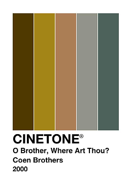 O Brother, Where Art Thou? Color Palette