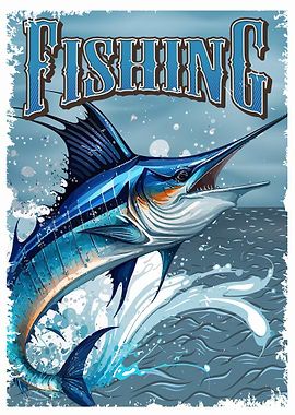 Fishing Marlin Illustration