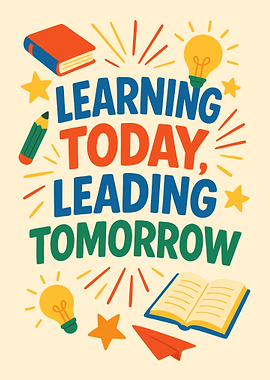 Learning Today, Leading Tomorrow Illustration