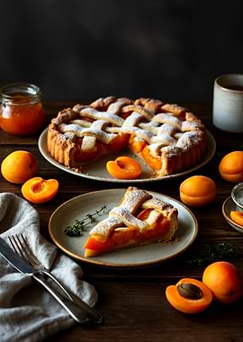 Apricot Pie Still Life