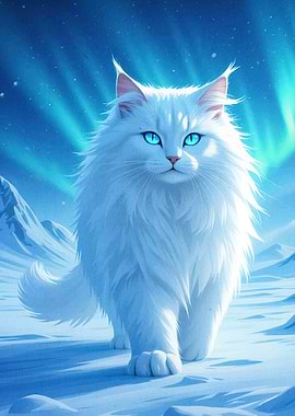 Cat Aurora Borealis