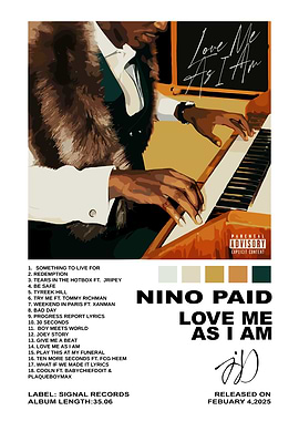 Nino Paid Love Me As I Am Album