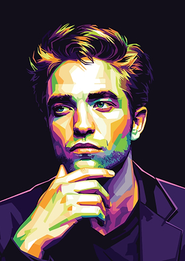 Robert Pattinson Pop Art Portrait