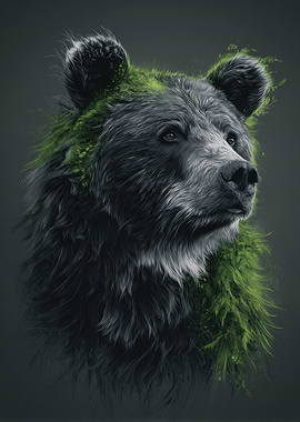 Bear with Moss