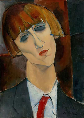 Portrait of a Man with Red Tie
