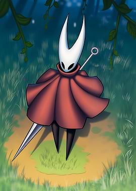 Hornet from Hollow Knight in Forest