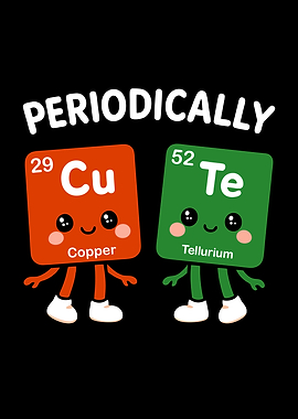 Periodically Cute Chemistry Elements Table