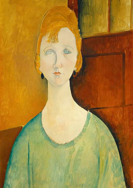 Portrait of a Woman with Earrings