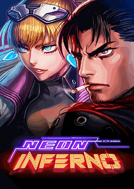 Neon Inferno: Cyberpunk Duo