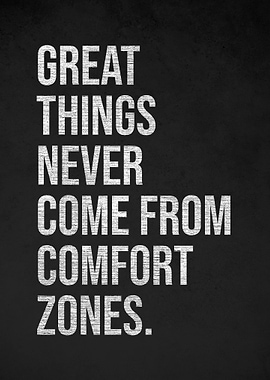 Inspirational Quote: Comfort Zones