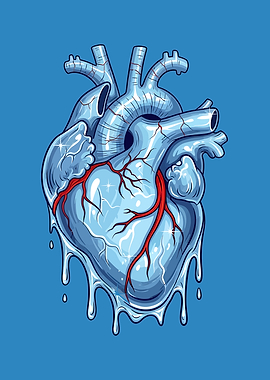 Icy Heart Illustration