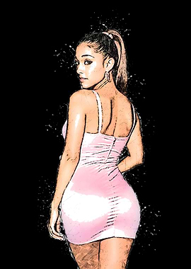 Ariana Grande Sketch Art