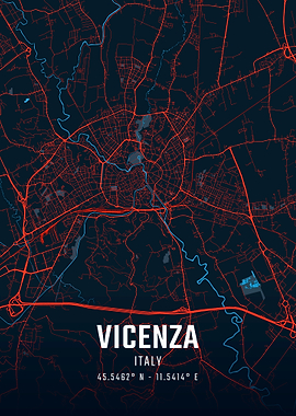 Vicenza City Map