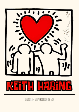 Keith Haring Untitled 1987 Art