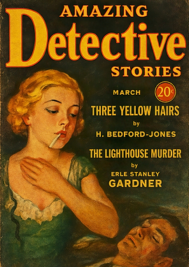 Amazing Detective Stories Magazine Cover
