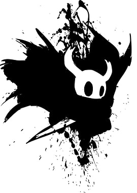 Hollow Knight Ink Splatter