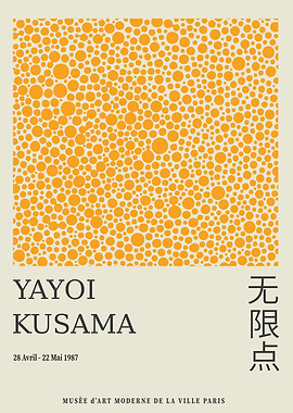 Yayoi Kusama Exhibition Poster