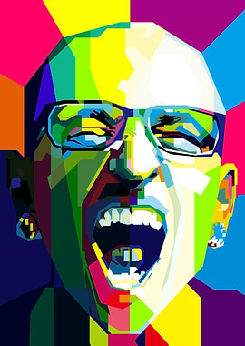 US Rock Modern Song Pop Art Portrait