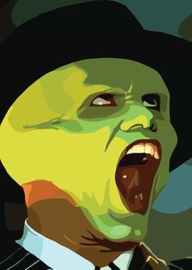 The Green Mask Portrait