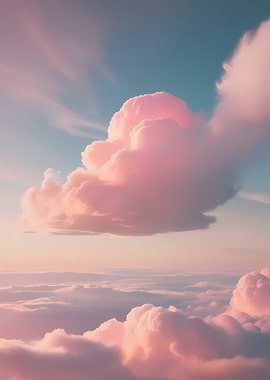 Pink Clouds in a Blue Sky