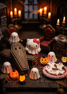 Hello Kitty Halloween Ghost Party