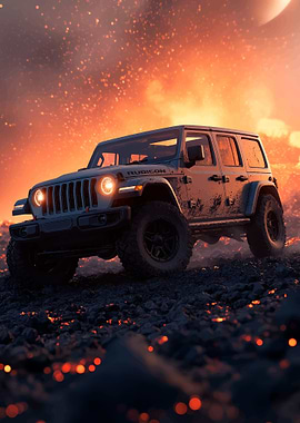 Jeep Rubicon off-road adventure