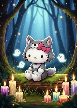 Bear Cute Werewolf Enchanted Forest