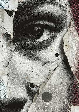 Distressed Portrait Fragment