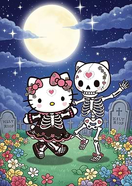 Bear Cute Dia de los Muertos