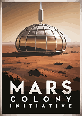 Mars Colony Initiative Poster