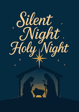 Silent Night Holy Night Nativity Scene