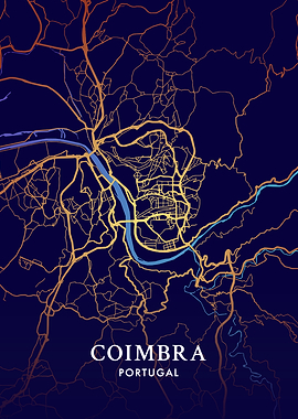 Coimbra City Map
