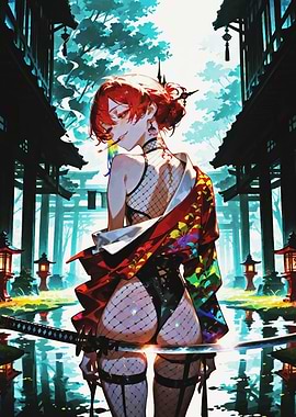 Anime Girl with Katana