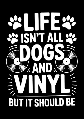 Dogs and Vinyl Graphic Design