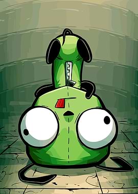 Gir from Invader Zim Cartoon