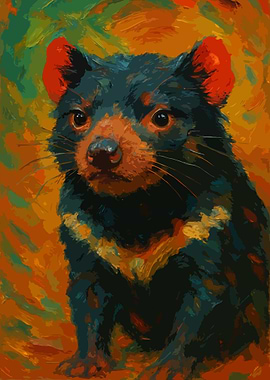 Tasmanian Devil Painting Art