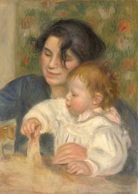 Mother and Child Painting