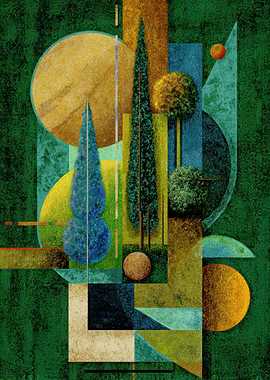 Abstract Geometric Landscape