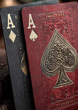 Ace of Spades and Diamonds Cards