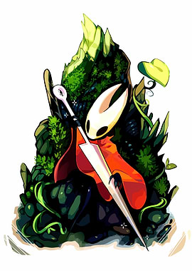 Hornet from Hollow Knight illustration