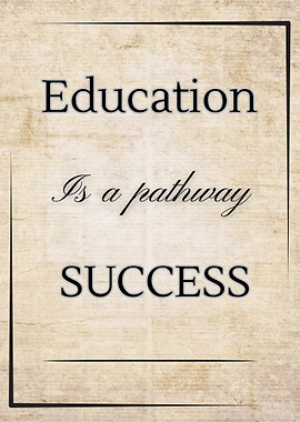 Education is a pathway to success