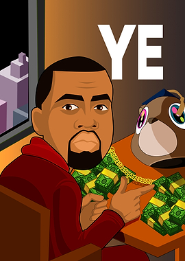 Kanye West Cartoon