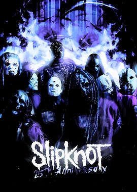 Slipknot 25th Anniversary Poster