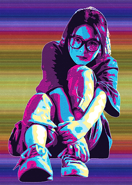 Rechcamila Pop Art Portrait of a Girl