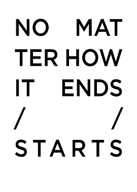 Inspirational Text Art: No Matter How