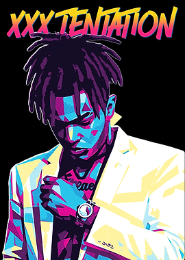 XXXTentacion Portrait Pop Art